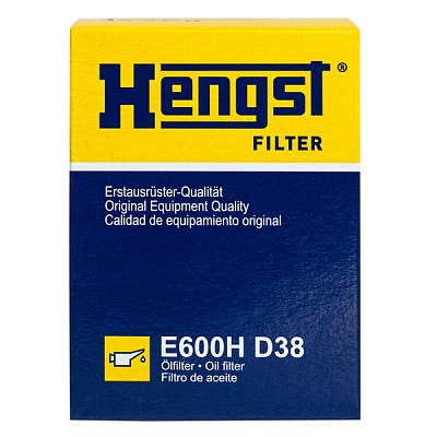 Фильтр масляный Hengst E600H D38 (HU 712/8 x) Opel Corsa