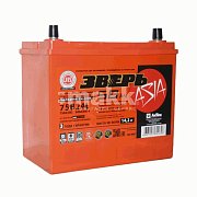 Аккумуляторная батарея 58 Ач ЗВЕРЬ Asia (75B24L) о/п 