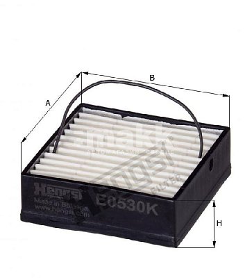 Фильтр топливный Hengst E0530K (PU 84) FENDT (AGCO), MASSEY-FERGUSON TRAKTOREN