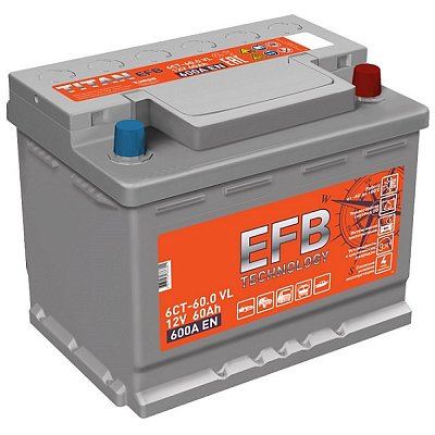 Аккумуляторная батарея 60 Ач Титан EFB о/п 24,2*17,5*19