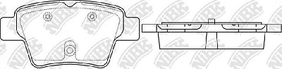 Колодки тормозные задние PN0069 NIBK