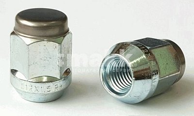 Гайка колесная конус M12*1,5RH 35мм ключ 19 закрытая цинк (5шт/уп)