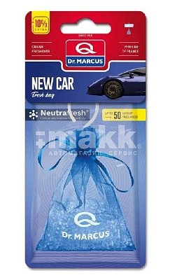 Ароматизатор подвесной Dr.Marcus Fresh Bag New car (Новая машина) 22г DM508-10-1
