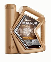 Масло моторное Rosneft Magnum Maxtec 5W30 полусинтетическое 4л
