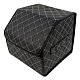 Органайзер в багажник экокожа 30х30х30см черный/белый GS 114323