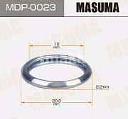 Прокладка пробки масляного поддона 16x20.3x2.2 Subaru MDP-0023 Masuma