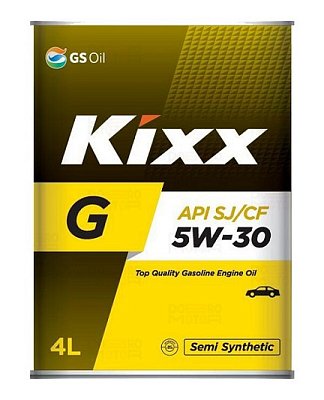 Масло моторное Kixx G SJ 5W30  полусинтетическое 4л 