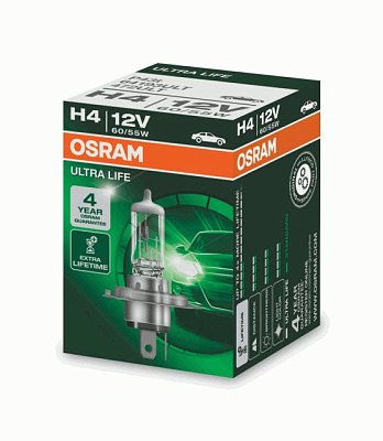 Автолампа H4 12V 60/55W OSRAM 64193ULT P43t 