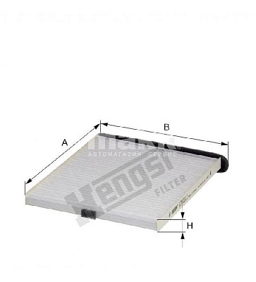 Фильтр салонный Hengst E3903LI (CU 24 009, AC-407EX, AC-407E) Mazda 3 6 CX-5