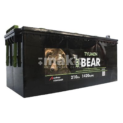 Аккумуляторная батарея 210 Ач Tyumen BatBear п/п 51,8*22,8*23,8
