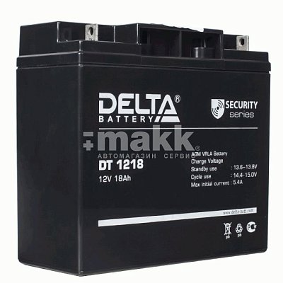 Аккумуляторная батарея Delta 12В 18 Ач DT 1218