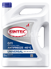 Антифриз  Sintec Universal (-40) 5кг G11 (синий)