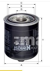 Фильтр осушитель Hengst T360W (TB 1394/3 x) RENAULT, SCANIA