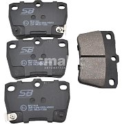 Колодки тормозные дисковые задние BP21424 SB NAGAMOCHI