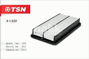 Фильтр воздушный Цитрон "TSN" 9.1.620 / 9.1.620PU (C 3233, SAF-X-5481) MAZDA 6 626 V MPV II