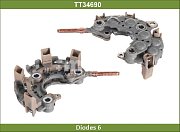 Диодный мост генератора Toyota Platz 1NZ TT34690 TT