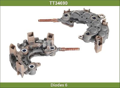 Диодный мост генератора Toyota Platz 1NZ TT34690 TT