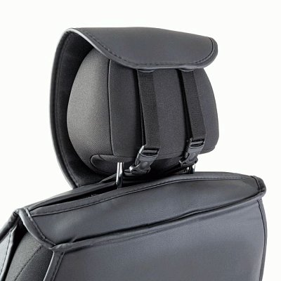 Накидки на сиденье Car Performance передние 2 шт экокожа черные CUS-2072 BK/BK