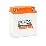 Мото аккумулятор DELTA 12В 7Ач (YTX7L-BS) о/п