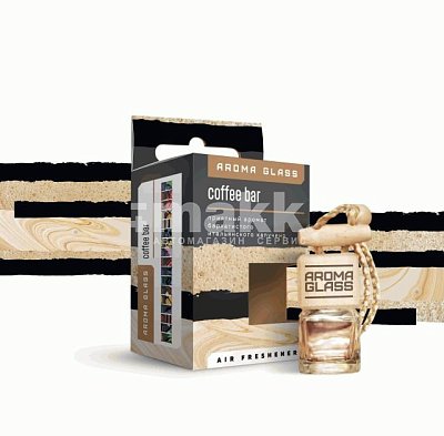 Ароматизатор подвесной флакон Coffee bar "Aroma Glass" AG-13
