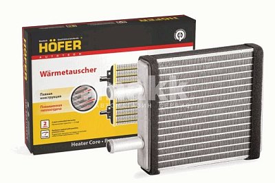 Радиатор отопителя ВАЗ 2170 с кондиционером HALLA  паяный HF 730 237 Hofer
