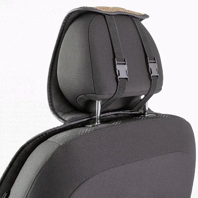 Накидки на сиденье Car Performance передние 2 шт  fiberflax бежевые 12шт/уп CUS-1032 BE