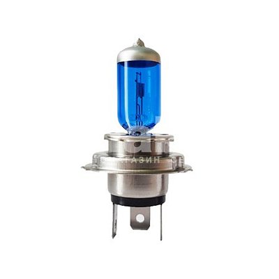 Автолампа H4B 12V 55W супер белая LONGTEK 20124W 