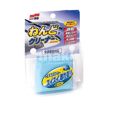 Очиститель кузова на основе глины Soft99 Surface Smoother Mini 100гр 238