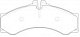 Колодки тормозные дисковые передние BP31107 SB NAGAMOCHI