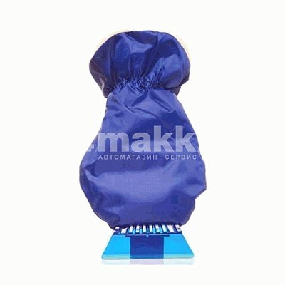 Скребок для снега рукавица Kolibriya Cristal-16 31см голубой Crl-5185