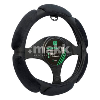 Оплетка спонж черная Green Star Алькантара 6 подушек 25шт/уп BLACK sponge (М)