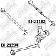 Сайлентблок Toyota Caldina Camry ACV3# задних продольных тяг BH21394 JIKIU
