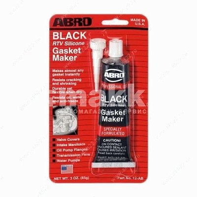 Герметик прокладка ABRO черный 85гр 12-AB-CH-RE-S