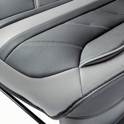 Накидки на сиденье Car Performance передние 2 шт экокожа черн/серые CUS-3012 BK/GY