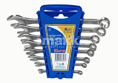 Набор комбинированных ключей Master, 8 шт.: 6,8,10,12,13,14,17,19 мм Кraft 700761