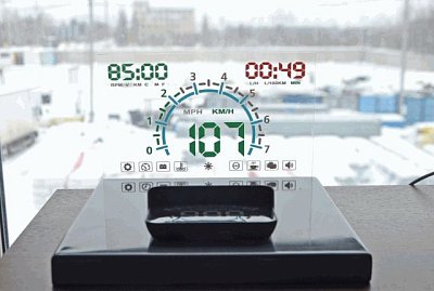 Проектор на лобовое стекло универсальный (HUD дисплей) pro5.8
