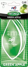 Ароматизатор подвесной Air freshener REAL FRESH WIND (Green Apple/Зелёное яблоко)