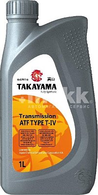 Масло трансмиссионное TAKAYAMA  ATF TYPE T- lV  1л  