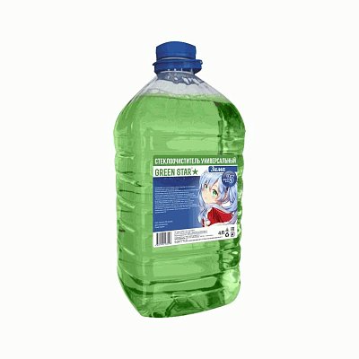 Незамерзающая жидкость Green Star  -25C 4л