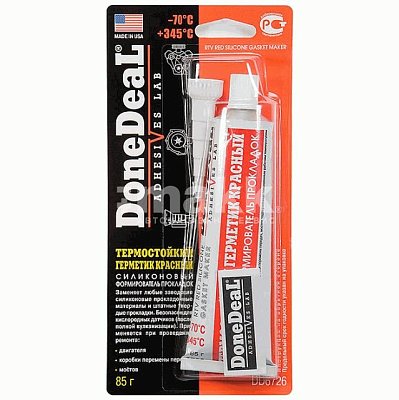 Формирователь прокладок термост красный силикон DoneDeal 85г DD6726