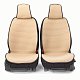 Накидки на сиденье Car Performance передние 2 шт  fiberflax бежевые CUS-1042 BE