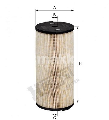 Фильтр масляный Hengst E62H D128 (PFU 19 326 x) BOMAG, COMPAIR, EATON