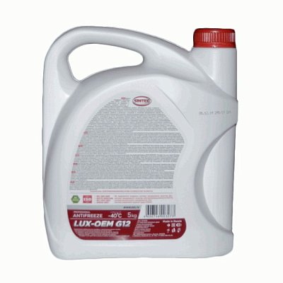 Антифриз SINTEC Luxe (-40) 5кг G12+ (красный)