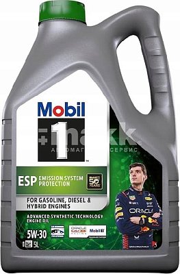 Масло моторное Mobil 1 ESP 5W30 синт. API SP ACEA C3 5л Акция 5л по цене 4л