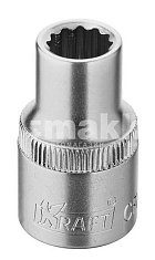 Головка торцевая стандартная двенадцатигранная 1/2" 30 мм Кraft 700358