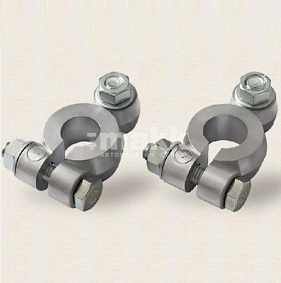 Клеммы АКБ грузовые (на штырь болт М8) КЛ 057 Европа (2 шт)