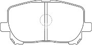Колодки тормозные передние дисковые BP21470 SB NAGAMOCHI