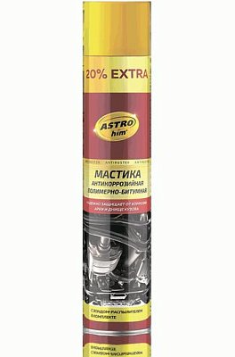 Мастика ASTROhim антикоррозийная полимерно-битумная аэрозоль 1000мл AC4901