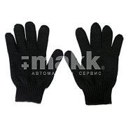 Перчатки х/б черные 52гр. Профи р-р 9