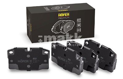 Колодки тормозные передние HF 350 317 HOFER